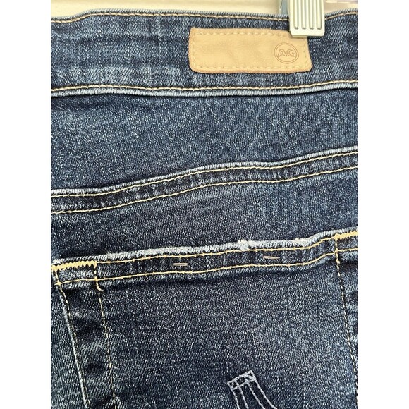 AG Adriano Goldschmied Farrah Skinny Distressed High Rise Split Hem Jeans 28R - Picture 4 of 13